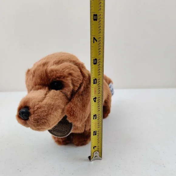 Russ Yomiko Classics Dachshund Dog Brown Plush Stuffed Animal Wiener Puppy - Picture 8 of 8